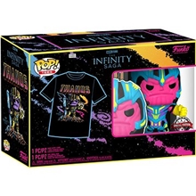 Funko Pop! and Tee (Adult): Marvel - Thanos (Blacklight) (Special Edition) T-Shirt (M)