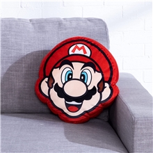 Plyšový polštář Super Mario - Mega Mario Head 30 cm