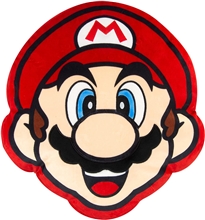 Plyšový polštář Super Mario - Mega Mario Head 30 cm