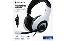 Bigben Stereo Gaming Headset Wired V1 - bílý (PS4/PS5)