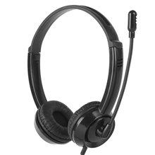 HP DHE-8009 sluchátka s mikrofonem - černá (PC)