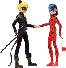 Panenky Miraculous: Kouzelná Beruška a Černý Kocour - Fashion Doll 2 Pack - Beruška a Kocour