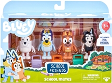 Figurky Bluey 4-Pack - kamarádi ze školy