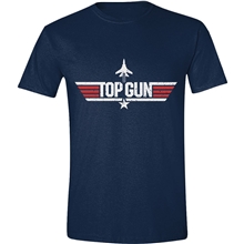 Pánské tričko Top Gun: Logo (M) navy bavlna