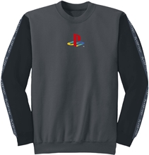 Pánská mikina Playstation: Japanese Text (2XL) šedá bavlna