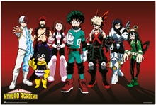 Plakát My Hero Academia: skupina hrdinů (61 x 91,5 cm) 150 g