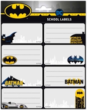 Poznámkové nálepky DC Comics Batman: Dark Knight Set 16 kusů (kus 8 x 4 cm set 16 x 20 cm)