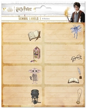 Poznámkové nálepky Harry Potter: Kreslené Set 16 kusů (kus 8 x 4 cm set 16 x 20 cm)