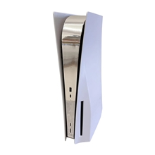 Polep na přední panel konzole - Silver Glossy (PS5)