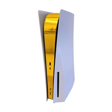 Polep na přední panel konzole - Gold Glossy (PS5)