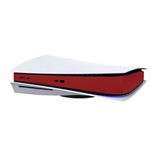 Polep na přední panel konzole - Carbon Red (PS5)