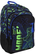 Školní batoh Minecraft: Mobs (objem 28 litrů 32 x 44 x 20 cm) šedý polyester