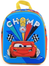 Školní batoh Disney Cars Auta: Champ (objem 8 litrů 25 x 31 x 10 cm) modrý polyester