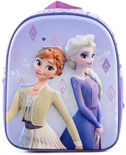 Dětský batoh Disney Frozen Ledové království: Anna & Elsa (objem 8 litrů 25 x 31 x 10 cm) fialový polyester