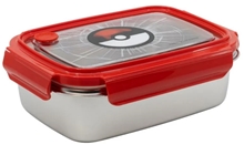 Nerezový box na svačinu Pokémon: Pokéball (20 x 14 x 7 cm)