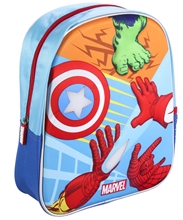 Dětský blikající batoh Marvel: 3D Avengers (objem 7,5 litrů 25 x 31 x 10 cm)