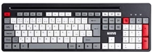 Marvo KB005 drátová klávesnice CZ/SK - černo-červená (PC)