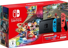 Konzole Nintendo Switch + Mario Kart 8 Deluxe + 3-měsíční členství Nintendo Switch Online (SWITCH)