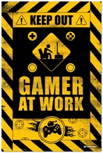 Plakát Gameration: Gamer At Work (61 x 91,5 cm)