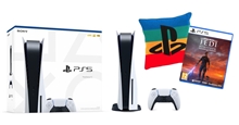 PlayStation 5 825GB (PS5) + Star Wars Jedi: Survivor (PS5) + polštář