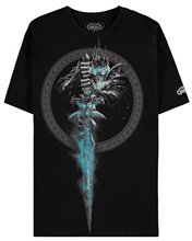 Pánské tričko s krátkým rukávem World Of Warcraft: Frostmourne Sword (S) černá bavlna