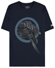 Pánské tričko s krátkým rukávem World Of Warcraft: Worgen (L) černá bavlna