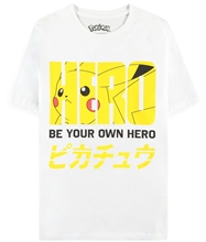 Pánské tričko Pokémon: Be Your Own Hero (XS) bílá bavlna
