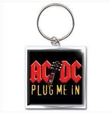 Klíčenka AC/DC: Plug Me In (4,5 x 4,5 cm)