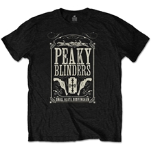 Pánské tričko Peaky Blinders Gangy z Birminghamu: Soundtrack (XL) černé bavlna