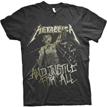 Pánské tričko Metallica: Justice Vintage (XL) černá bavlna