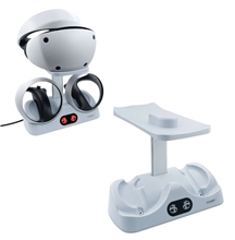 DOBE dokovací stanice s magnetickými úchyty pro PS5 VR2 - bílá (PS5)