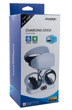DOBE dokovací stanice s magnetickými úchyty pro PS5 VR2 - bílá (PS5)
