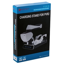 Nabíjecí stojan s LED indikátory pro PS VR2 / PS5 ovladače - černý (PS5)