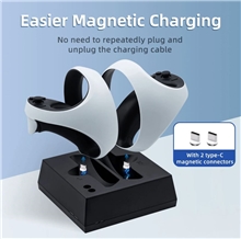 Magnetická dokovací stanice pro ovladače PS VR2 - černá (PS5)