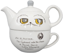 Keramický set na čaj Harry Potter: Hedvika (15 x 12 x 11 cm)