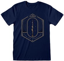 Pánské tričko Harry Potter Hogwarts Legacy: Golden Wand (L) navy bavlna