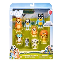 Figurky Bluey 8 Figure Multipack - rodina a přátelé