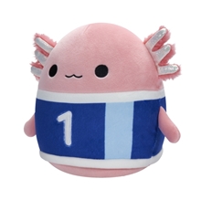 Squishmallows - 20 cm plyšák - Axolotl Archie s fotbalovým dresem