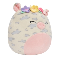 Squishmallows - 20 cm plyšák - Strakaté prasátko s čelenkou Rosie