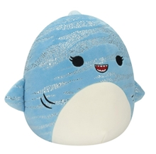 Squishmallows - 30 cm plyšák - Lamar the Blue Whale Shark