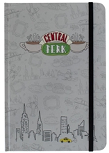 Poznámkový A5 blok Friends Přátelé: Central Perk (14,8 x 21 cm)
