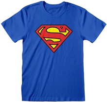 Pánské tričko DC Comics: Superman Shiels (M) modré bavlna