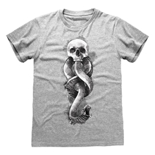 Pánské tričko Harry Potter: Dark Arts Snake (M) šedá bavlna
