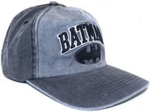 Baseballová kšiltovka DC Comics Batman: Collegiate Text (nastavitelná)