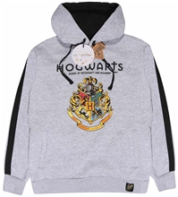 Pánská mikina Harry Potter: Hogwarts Crest (L) šedá bavlna polyester