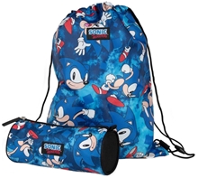Pytlík gym bag a penál na tužky Sonic: The Hedgehog
