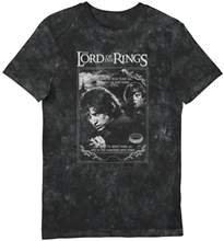 Pánské tričko The Lord Of The Rings Pán prstenů: The Fellowship (L) černá bavlna
