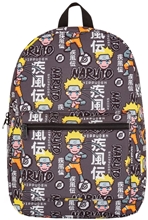 Školní batoh Naruto: Characters (30 x 40 x 12 cm) šedý