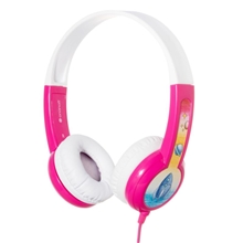 BuddyPhones Discover - dětská drátová sluchátka - růžová
