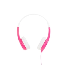 BuddyPhones Discover - dětská drátová sluchátka - růžová